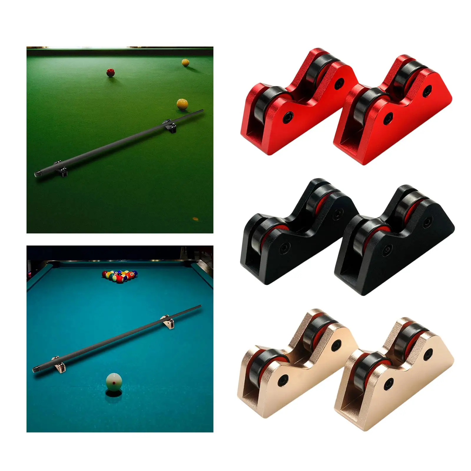 

2pcs Billiard Club Roller Straightness Checker Billiard Straightness Checker