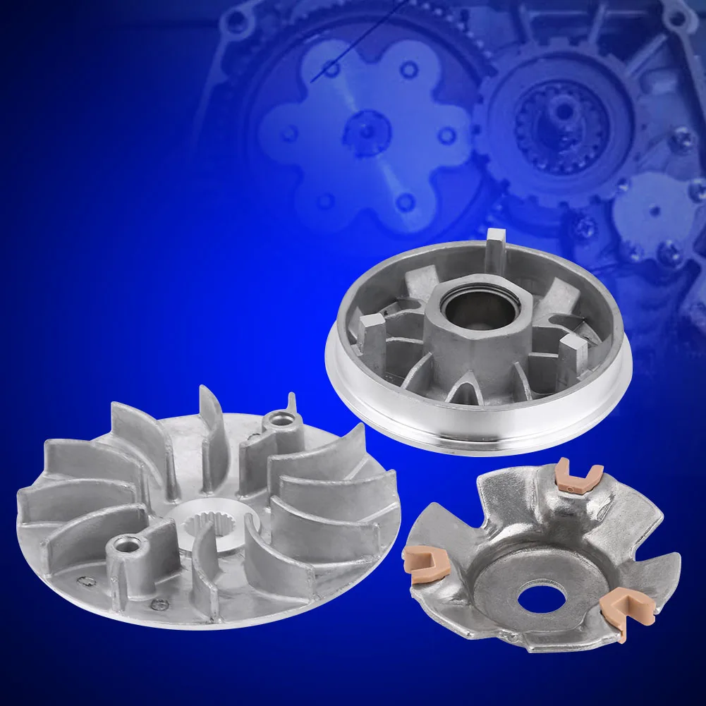 

Complete Motorcycle Clutch Assembly Variator Assy Kit for GY6 Scooter Roller 125cc 150cc 157QMJ
