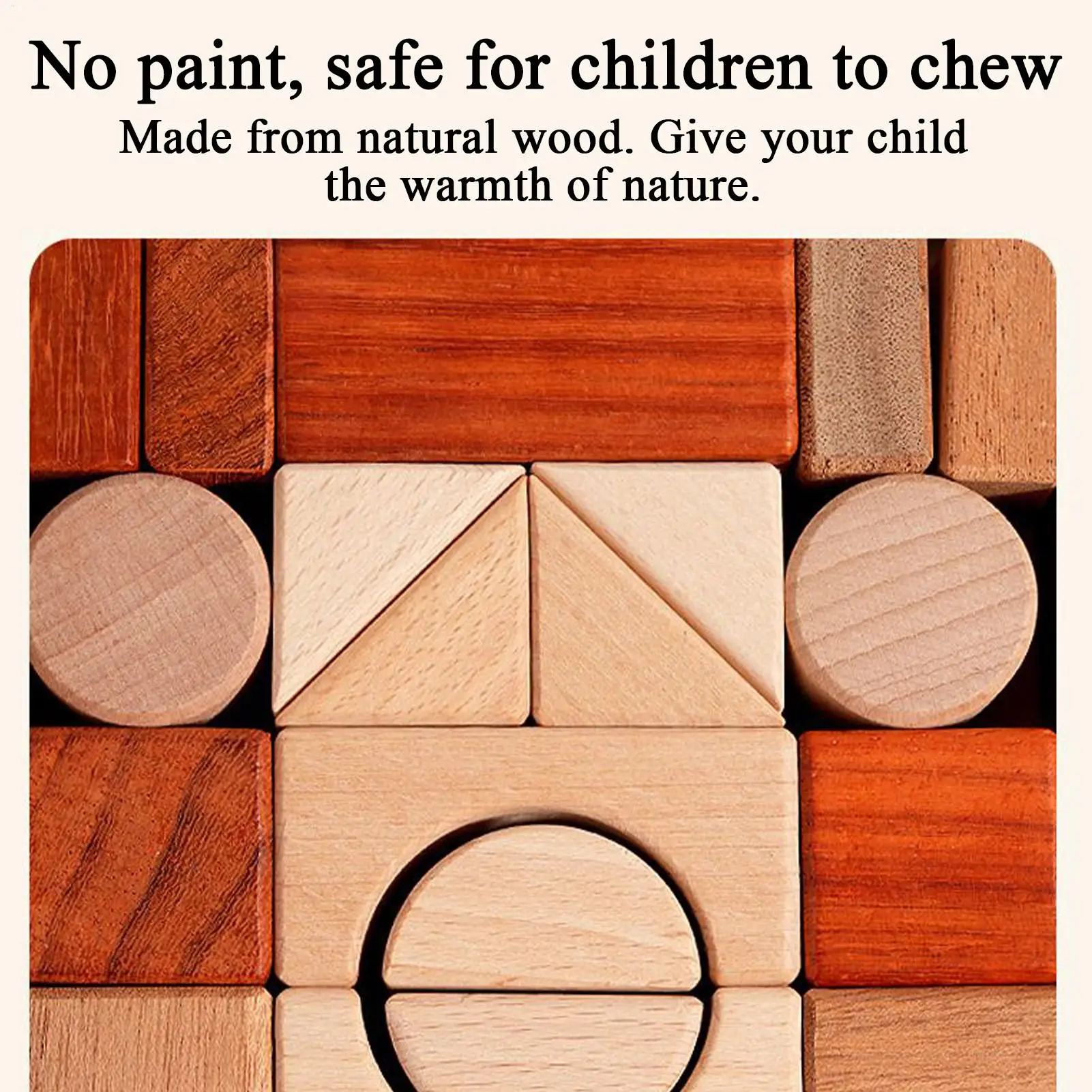 Wooden Stacking Blocks Educational Toys Stacking Game For Kids Ages 5-7 Boys Girls Home Nursery Classroom School Kindergarten