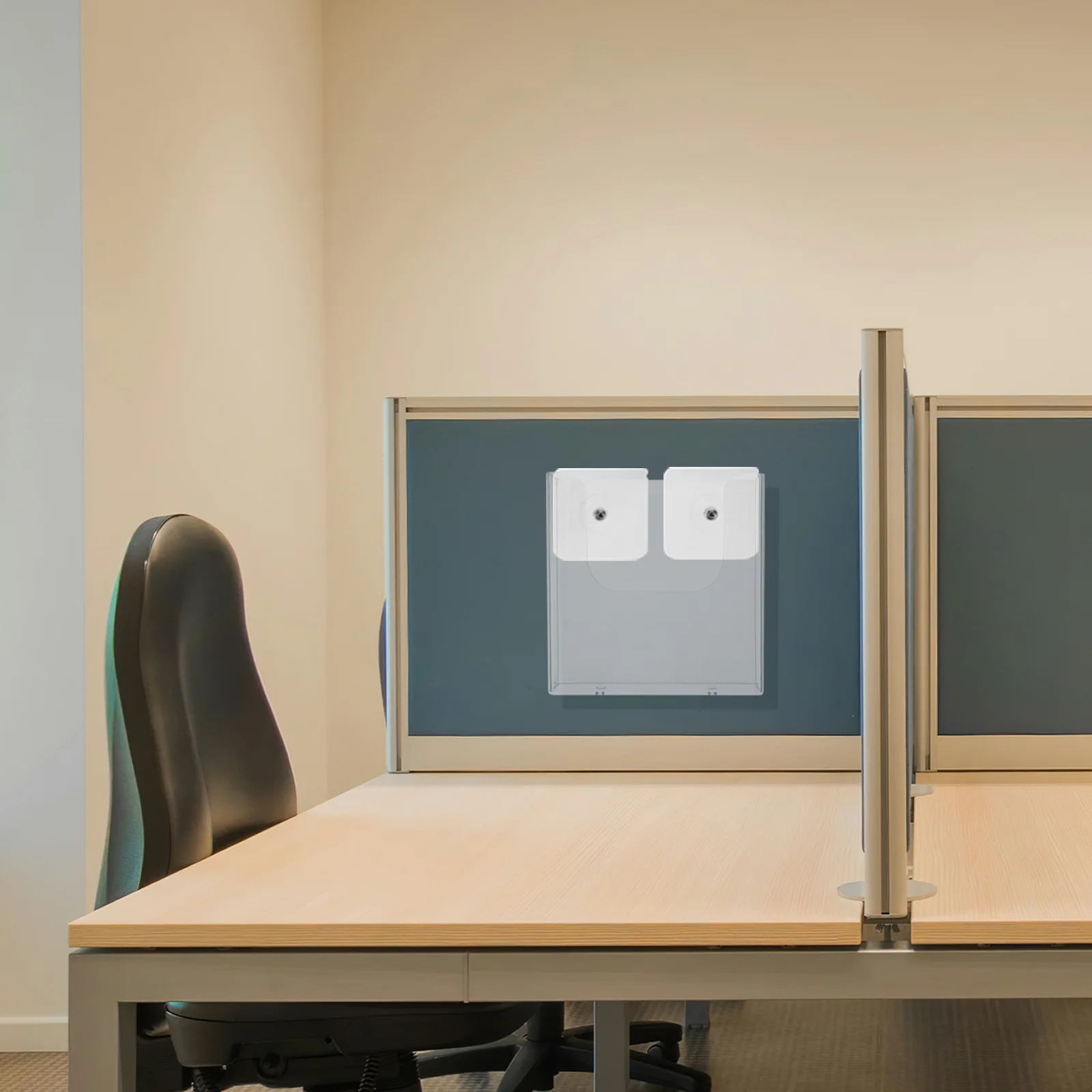 

File Rack Transparent Office File Holder Modern Document Organizer Vertical Magazine Holder Brochures Stand For Desk