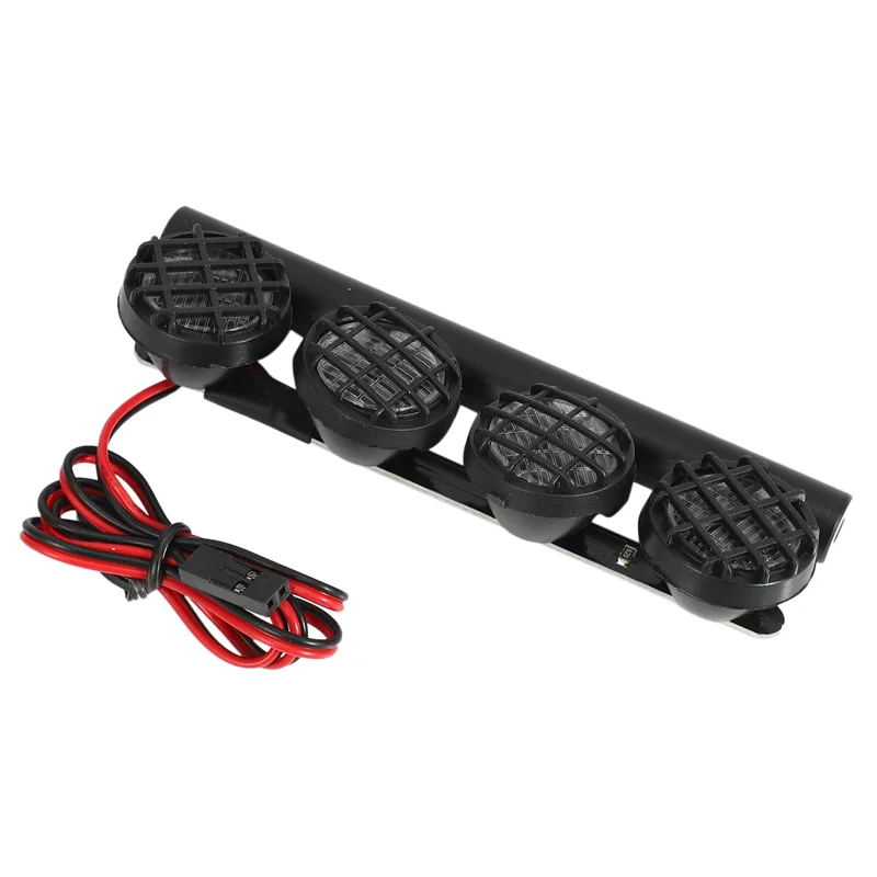 N11R 10X Multi-Function Ultra Bright Lamp LED Light Bar With 4 Spotlights For 1/10 1/8 RC Car HSP TAMIYA CC01 Axial SCX10