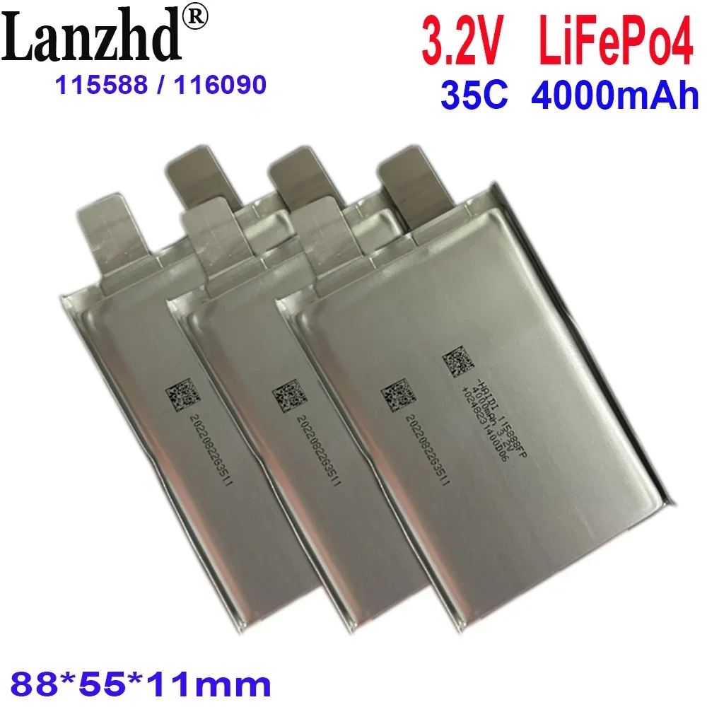 1-24pcs 3.2V Lifepo4 battery 35C 4000mAh For starting power supply model airplane Batteries DIY RV Boat Cells 12V 24V 115588