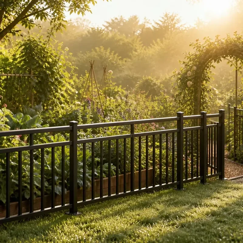 Rust Resistant 3D Aluminum Privacy Fence Panel Grooved Metal Fence Weatherproof UV Stable Outdoor