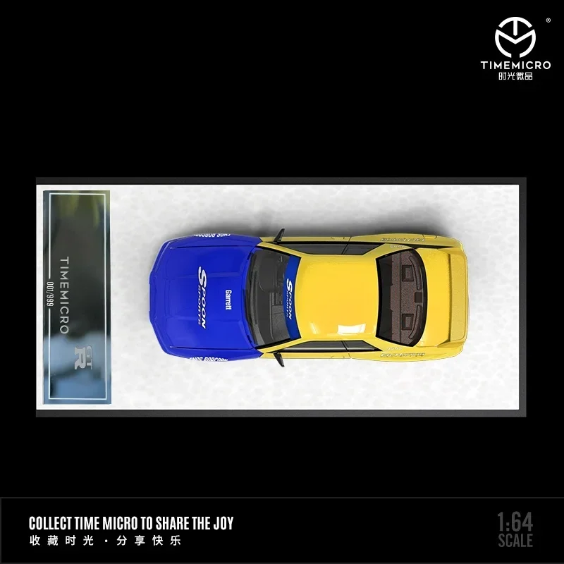 TimeMicro 1:64 R32 Spoon versi standar model mobil alloy yang sudah dicat