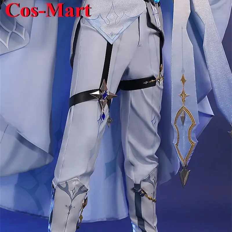 Cos-Mart Game Genshin Impact Tartaglia Cosplay Costume Handsome Winter Uniforms Activity Party Role Play Clothing S-XL New