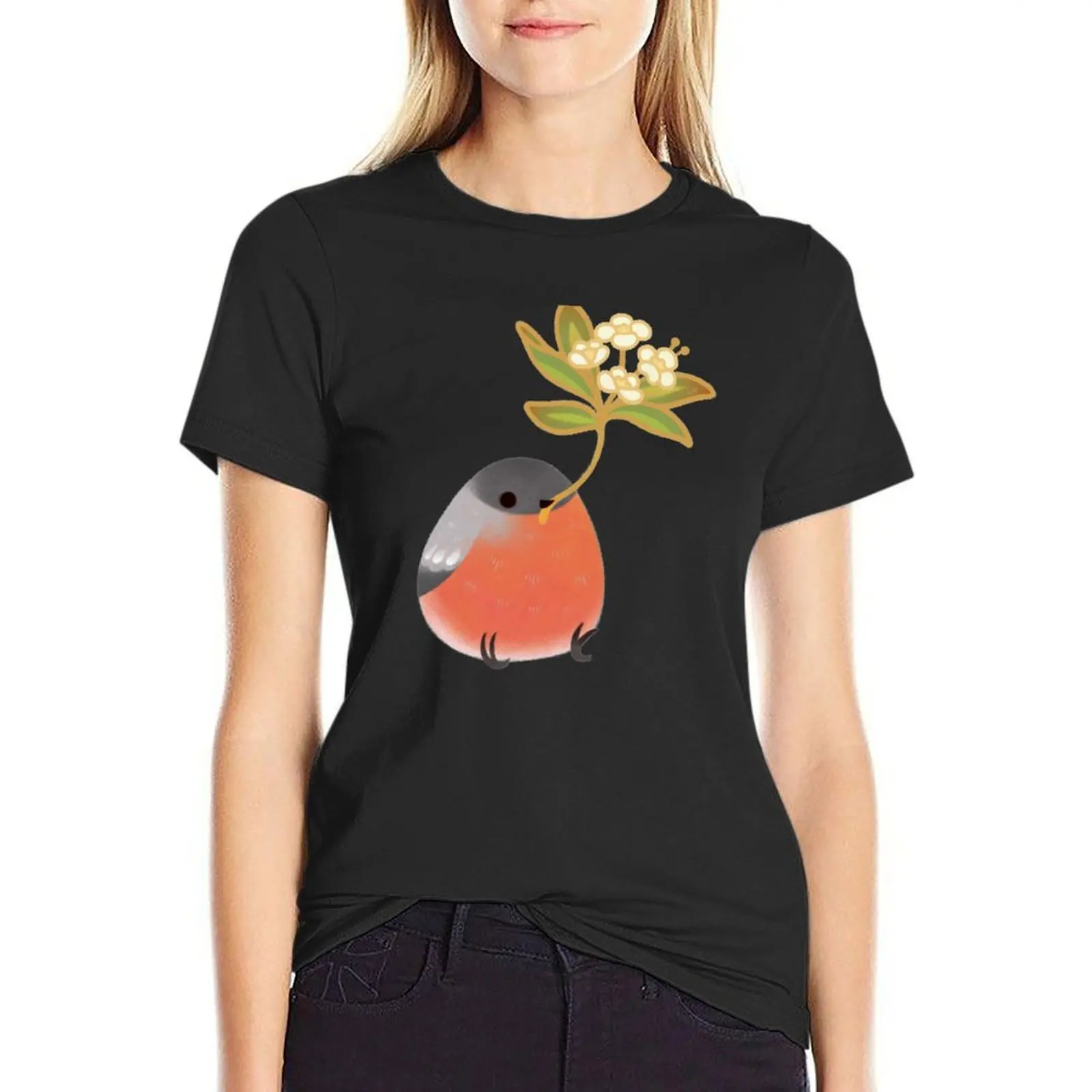 Eurasian bullfinch T-Shirt new edition kawaii clothes Women's t-shirt