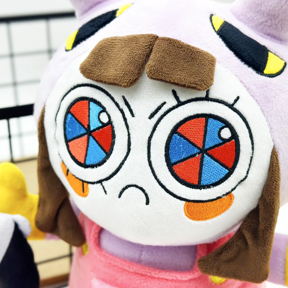 Jax-Suit Pomni لعبة من القطيفة أنيمي Plushies لطيف محشوة دمية وسادة هدايا عيد الميلاد للأطفال