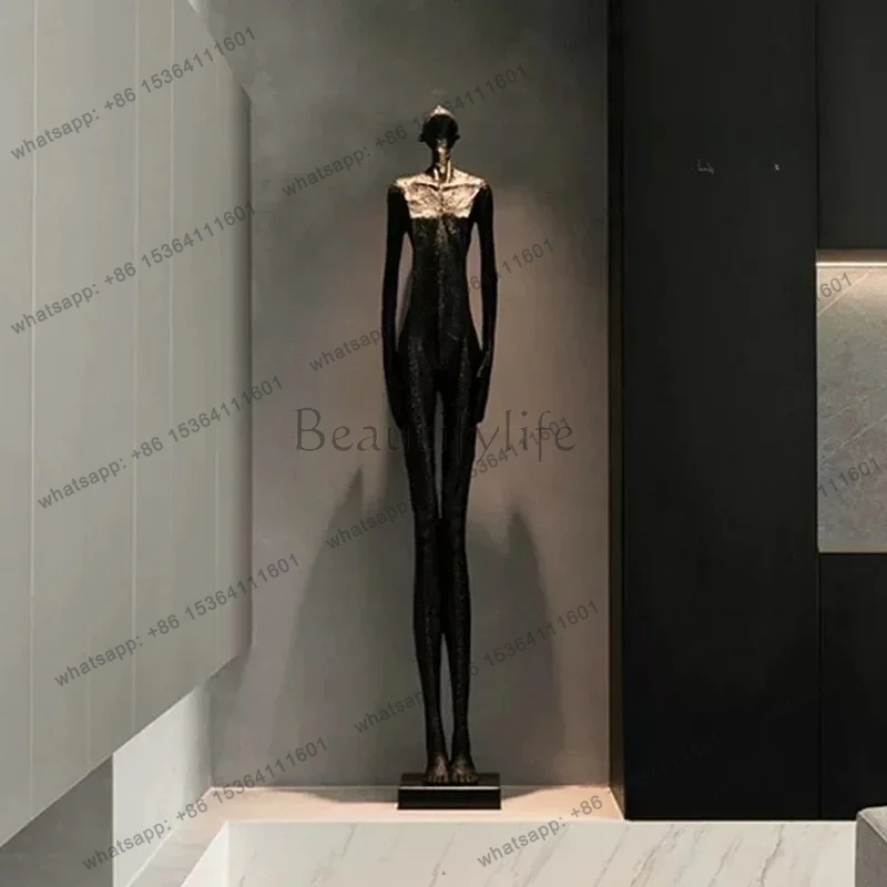 

yj9 Grandi ornamenti dal pavimento al soffitto Decorazioni artistiche Hotel clubhouse Lobby Decorazione morbida Scultura di figu