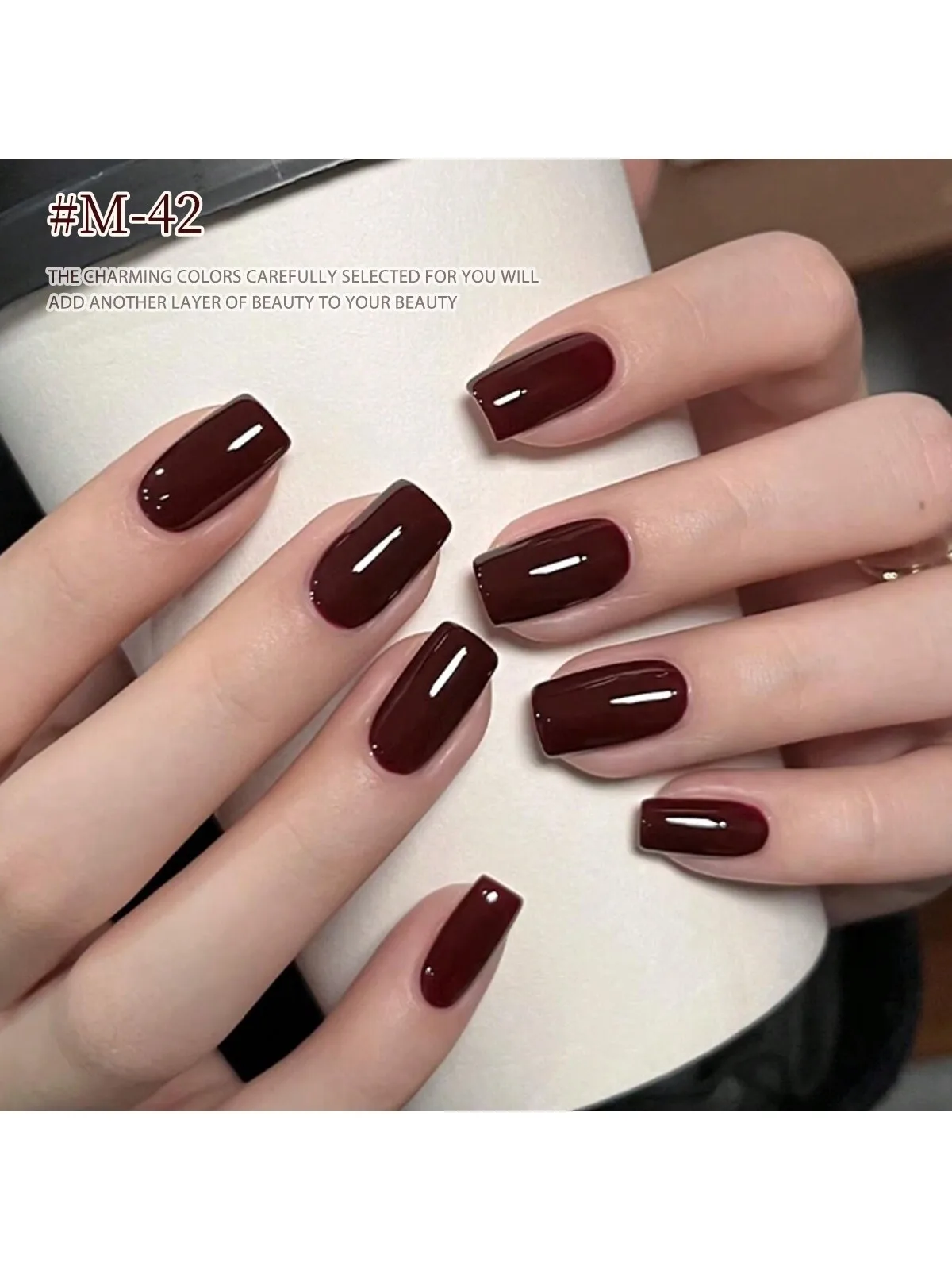 XEIJAYI 6 szt. 15ml Zestaw lakierów hybrydowych do paznokci, półtrwałe lakierki UV, komplety do manicure, lakier do paznokci UV LED do samodzielnego usuwania, do zdobienia paznokci DIY