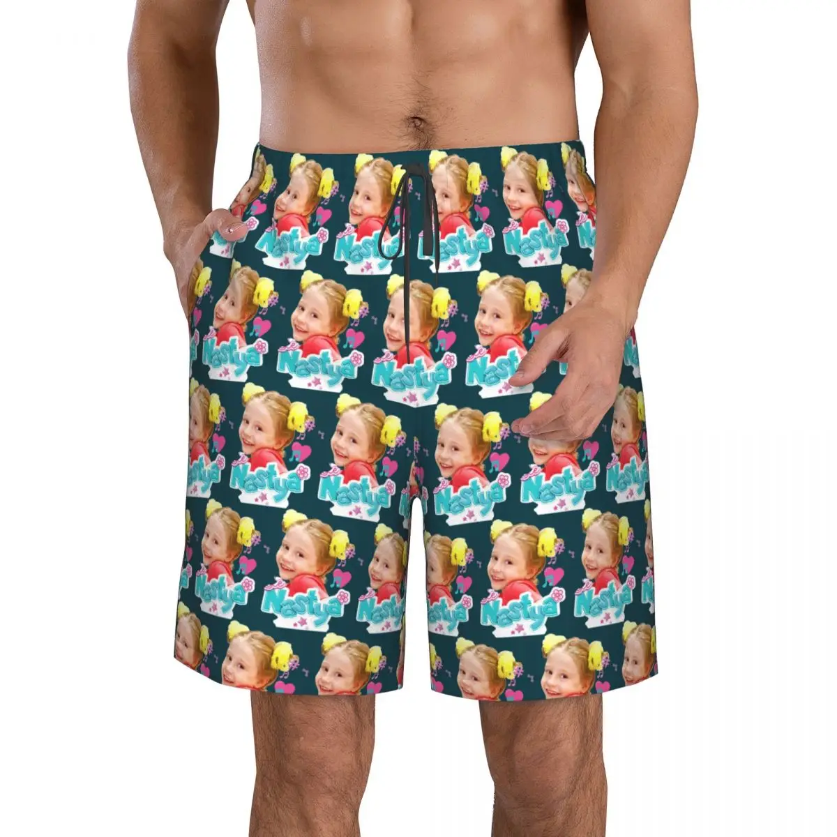 

Like Nastya Trunks Beach Board Shorts Casual Quick Dry Swim Summer Men Pants