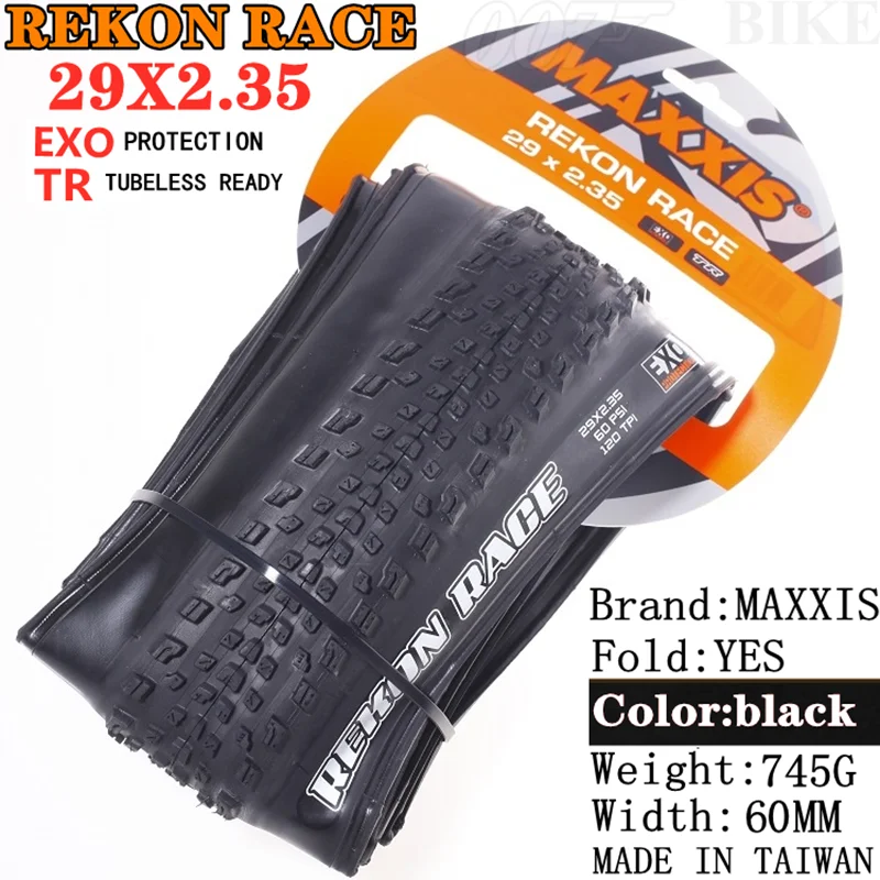 Maxxis REKON RACE (M355ru) Montanha   27.5/29inch Polegada Rekon Corrida 29x2.25/2.35 Mtb Xc Cross Country Pneus Skin And black