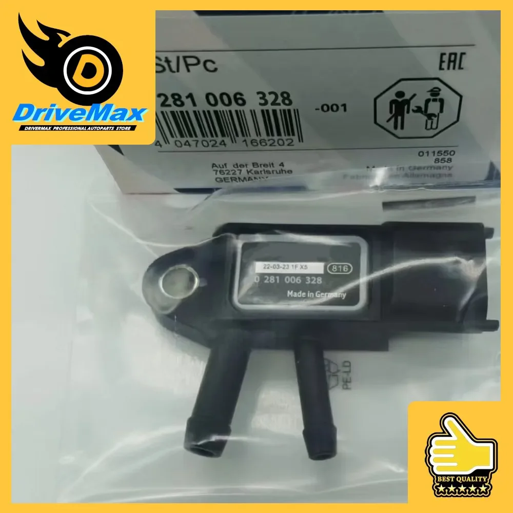 2/5PC DPF Differential Exhaust Pressure Sensor VVOLVO XC90 V50 V40 V70 C30 C70 II S40 II S60 II S80 II XC60 XC70 XC90 028100632