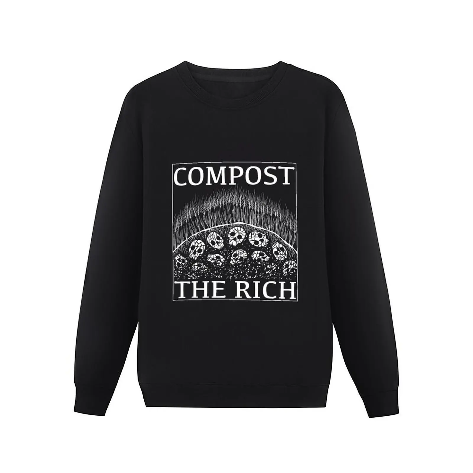 Compost the Rich Pullover Hoodie men's clothing mens designer clothes blouse oversize sweatshirt