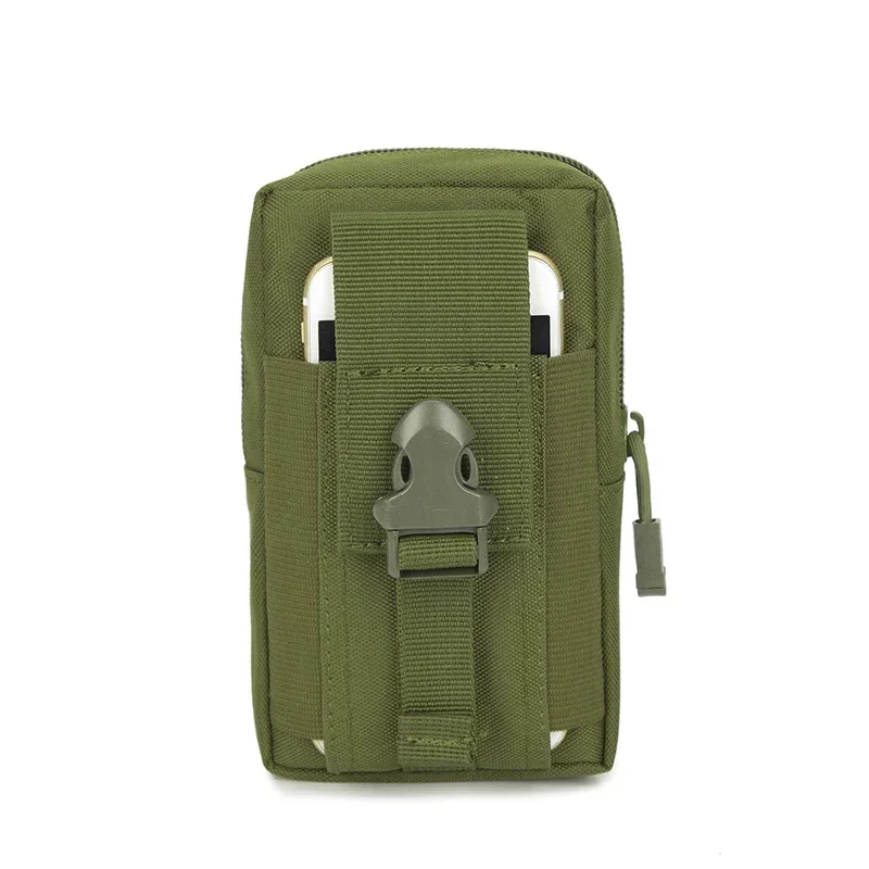 Men Tactical Molle Pouch Belt Waist Pack Bag Phone Pocket  Waist Fanny Pack Running Pouch Travel Camping Bags Soft Back