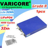 1pcs VariCore 3.2V 32Ah Lifepo4 Batteries 4S 12.8V 3C 5C Lithium Iron Phosphate Battery Pack Solar Motorcycle Electric Vehicle