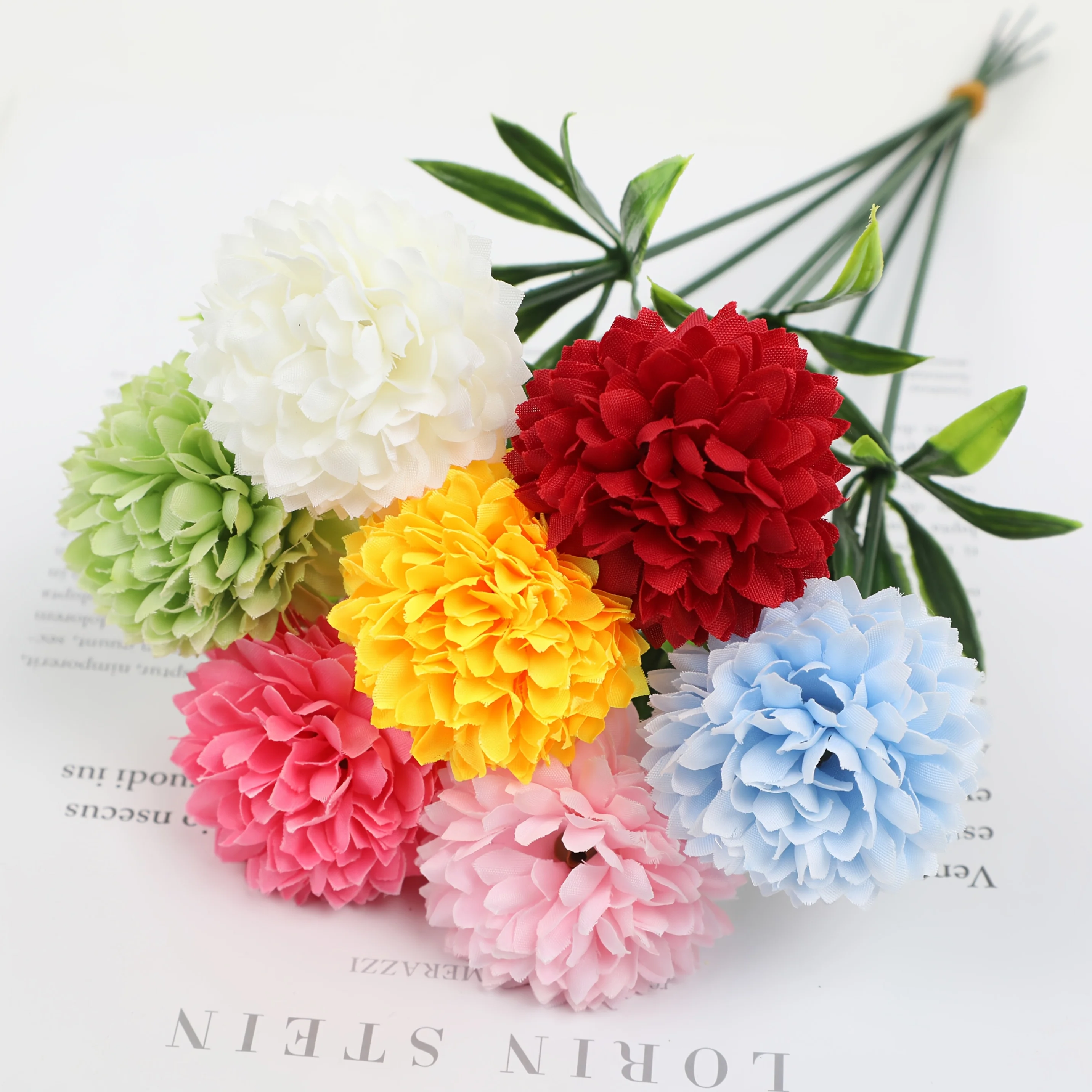7/21 Tallos, sin florero, flores artificiales de hortensia, adecuadas para jardín, balcón, restaurante, boda, fiesta, accesorios de decoración de mesa, crisantemo de bola, flores artificiales, color champán, bolas de flores 3D completas/tela de seda de alta densidad, resistente a los rayos UV, impermeable, resistente al sol, Día de San Valentín, Pascua, Día de la Madre, Día del Padre, Halloween, Acción de Gracias, Navidad, Año Nuevo, boda, jardín, terraza, mesa de comedor, entrada, fiesta de camping, decoración de jardín