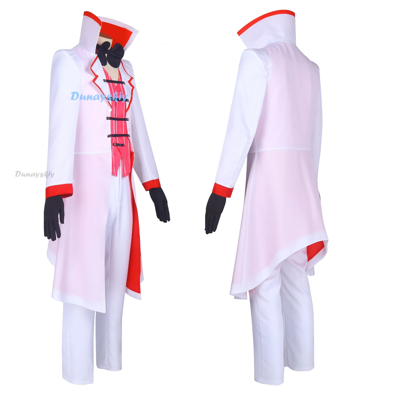 Lucifer Morningstar-Disfraz de Cosplay, uniforme, traje blanco, traje de actuación Unisex, conjunto de Lucifer para fiesta de Halloween