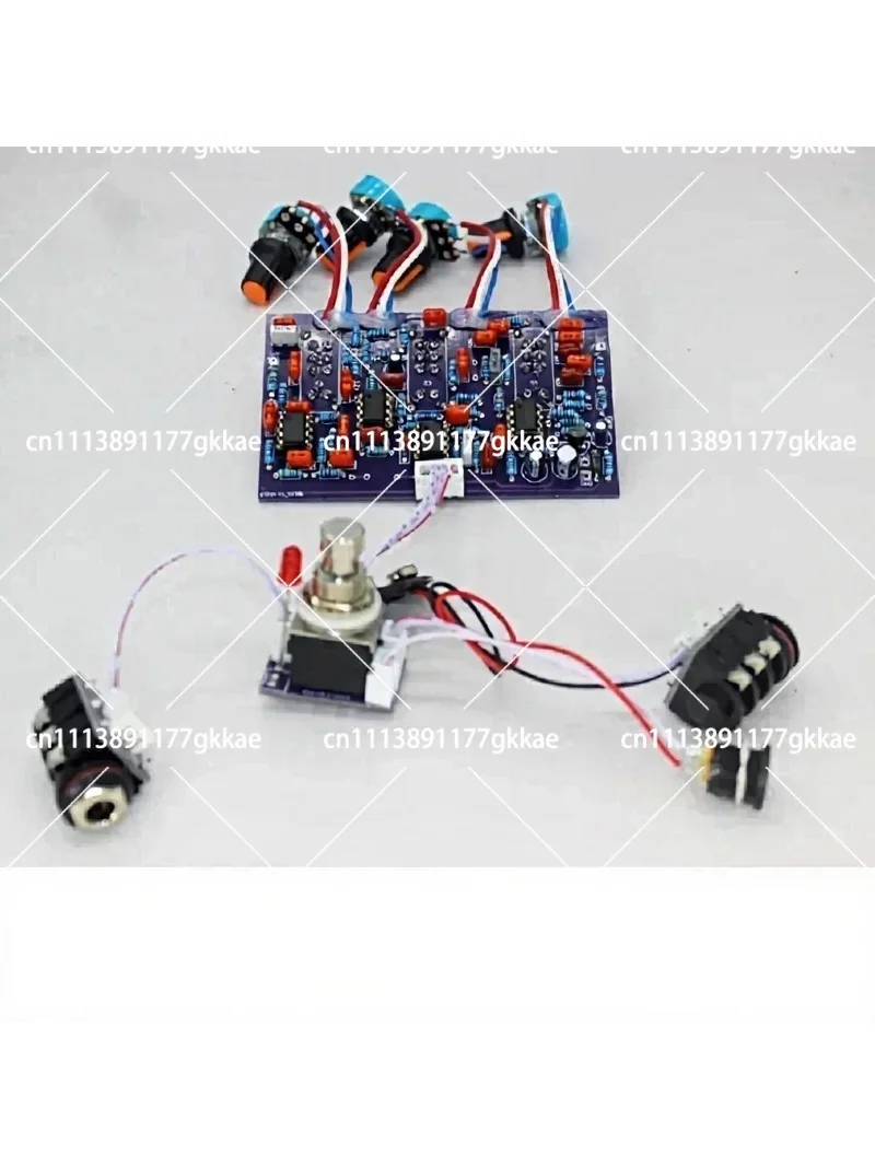 DIY Handmade Electric Guitar Distortion Pedal Analog Effect Single Circuit Board