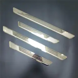 For Ford PUMA 2019-2021 2022 2023 Car Door Sill Scuff Plate Cover Sticker Stainless Threshold Kick Pedal Bar Styling Accessories