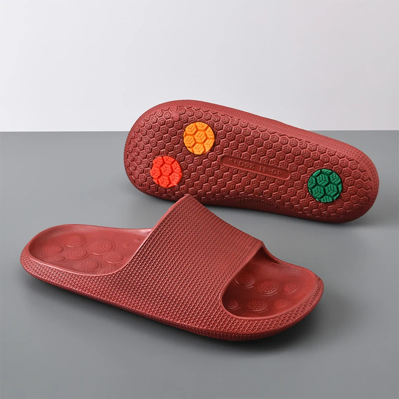 2026 Men's Summer New Simple Fashion Slippers Outdoor Leisure Sports Comfortable Soft Sole Non-slip Wear-resistant Beach Sandals