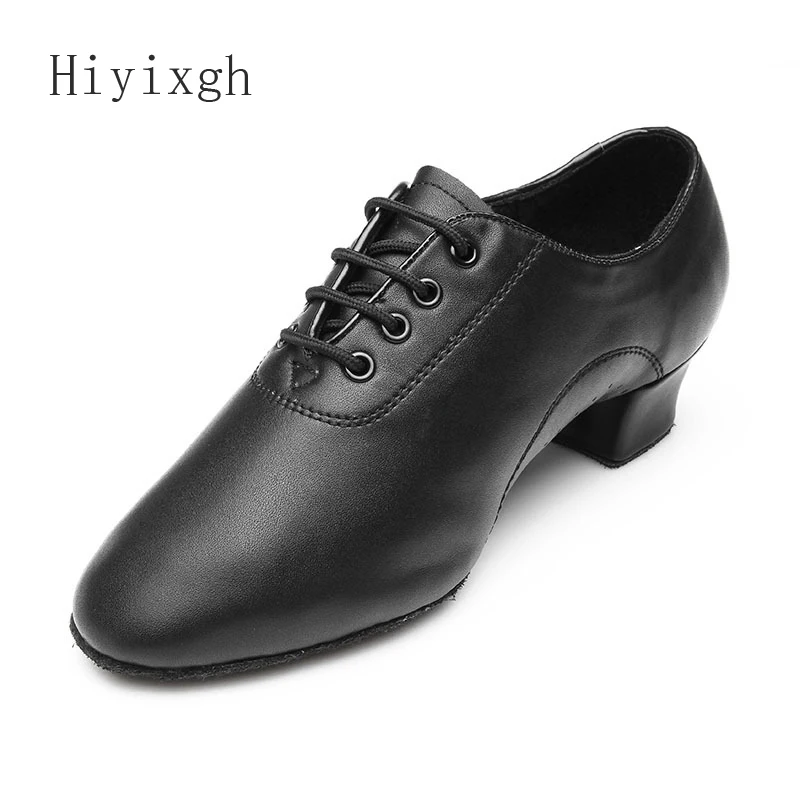 Chaussures de danse de salon en cuir souple pour hommes, chaussures de danse latine pour enfants, chaussures de professeur pour garçons et adultes, chaussures de danse jazz modernes