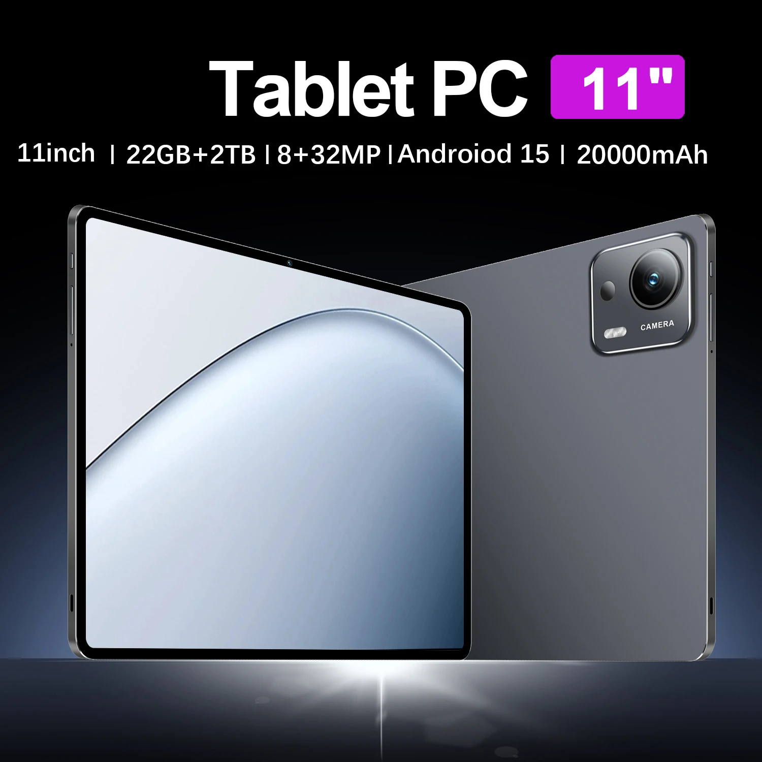 2026 Pad 7 Ultra Pro Tablet PC Snapdragon 8 gen3 Android 15 22GB+2TB 5G Dual SIM 10 Core 20000mAh 5G WiFi WPS Original 7Ultra view 2