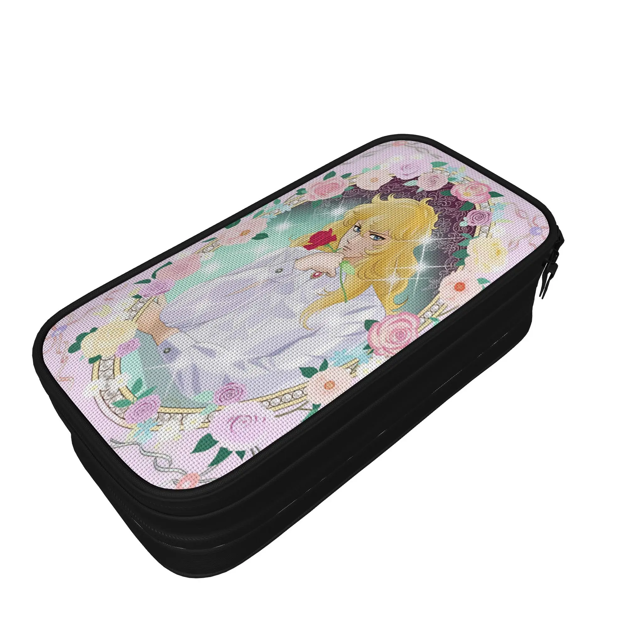 Lovely Pencil Case Rose of V-Versailles Lady  Pencil Box  School Pencil Cases Boy Girl Zipper Custom School Stationery