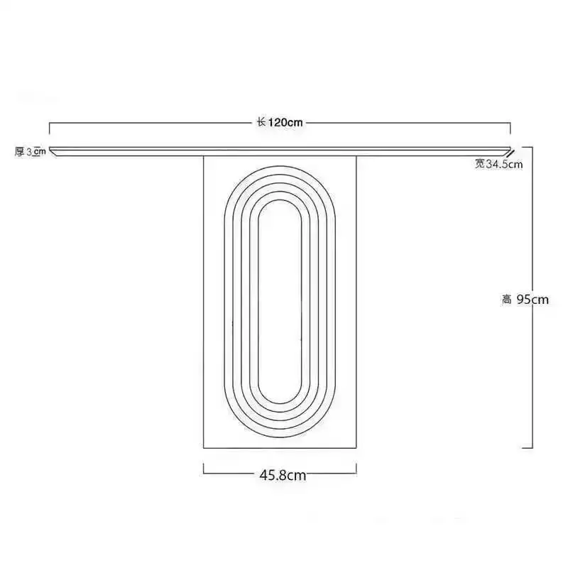 المدخل الجديد الإيطالي مصمم وحدة التحكم الجداول مخصص الشرفة الجدول وحدة التحكم أثاث غرفة المعيشة الجدول أثاث المنزل قاعة الجدول B #2