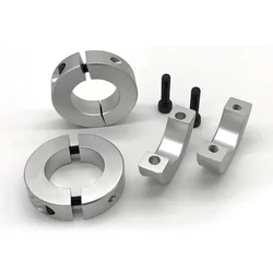 New Replacement Fixed Rings 1pcs Accessory Aluminum Alloy Clamp Collar Double Split Shaft Collar 13mm/15mm/16mm/20mm/25mm/30mm