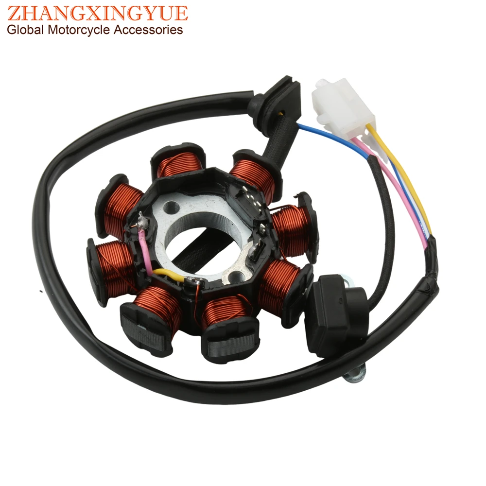Scooter Coil Magneto Stator For Kymco Agility 125 R16 Agility125 RS Like 125 Agility 150 31120-LFC3-E10 4T