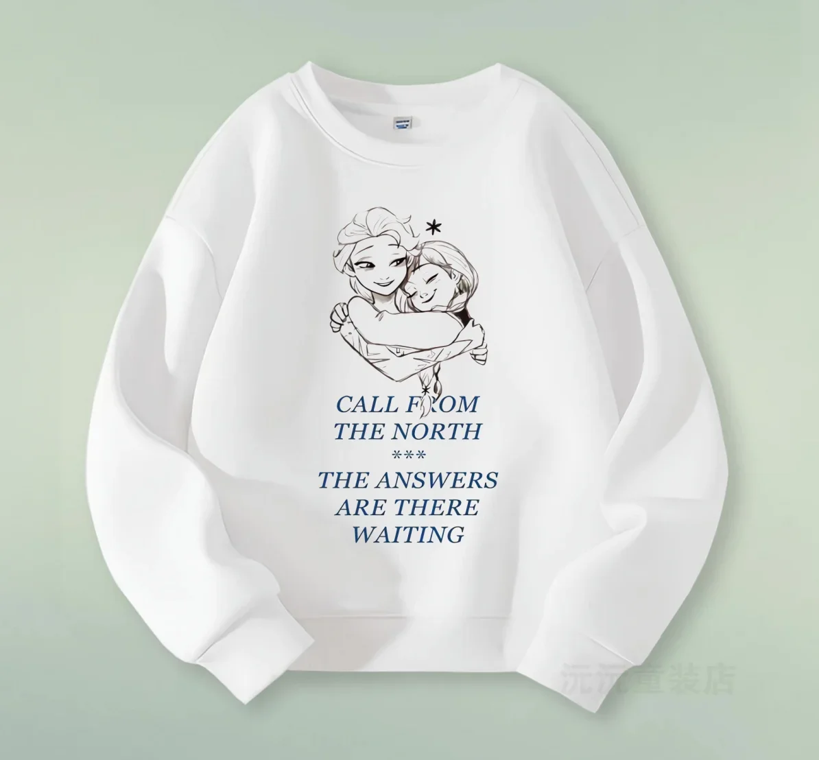 

Детская толстовка с круглым вырезом и капюшоном Disney Frozen Elsa Queen Magic Snowflake, простой дизайн в стиле алфавита