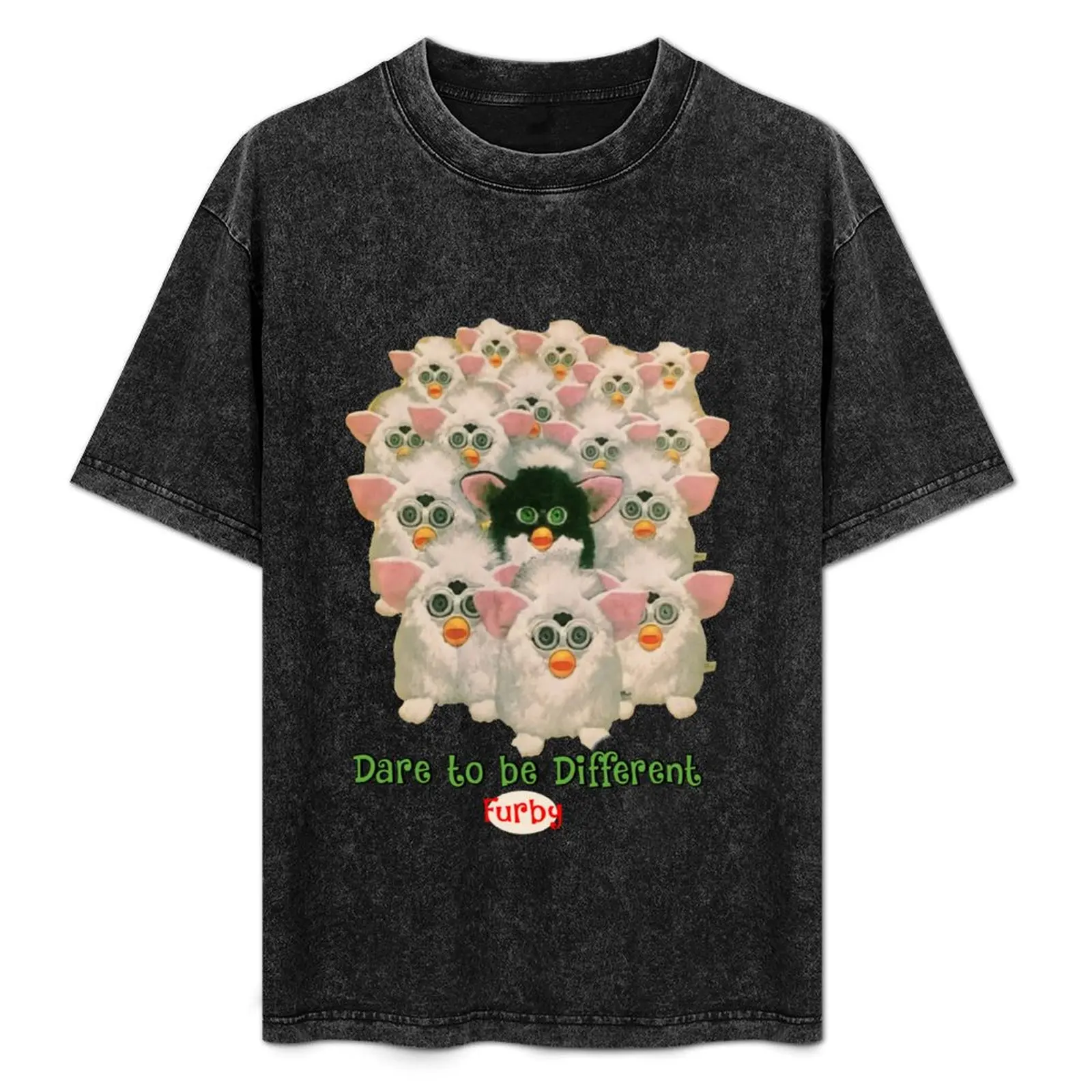 

1999 Furby Vintage Dare To Be Different Tiger Electronics Classic 90_s + Y2k Pop Culture Craze Robotic Stuffed Animal Pr T-Shirt
