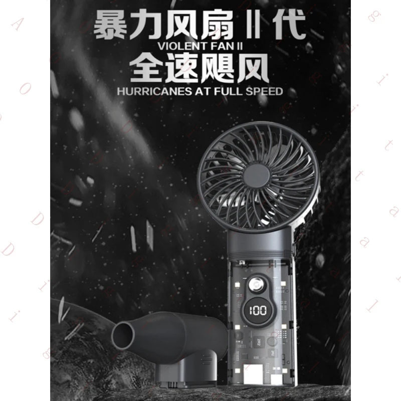 W W's new upgraded brushless powerful fan is a handheld turbo fan with dual interchangeable heads, providing super strong airflo