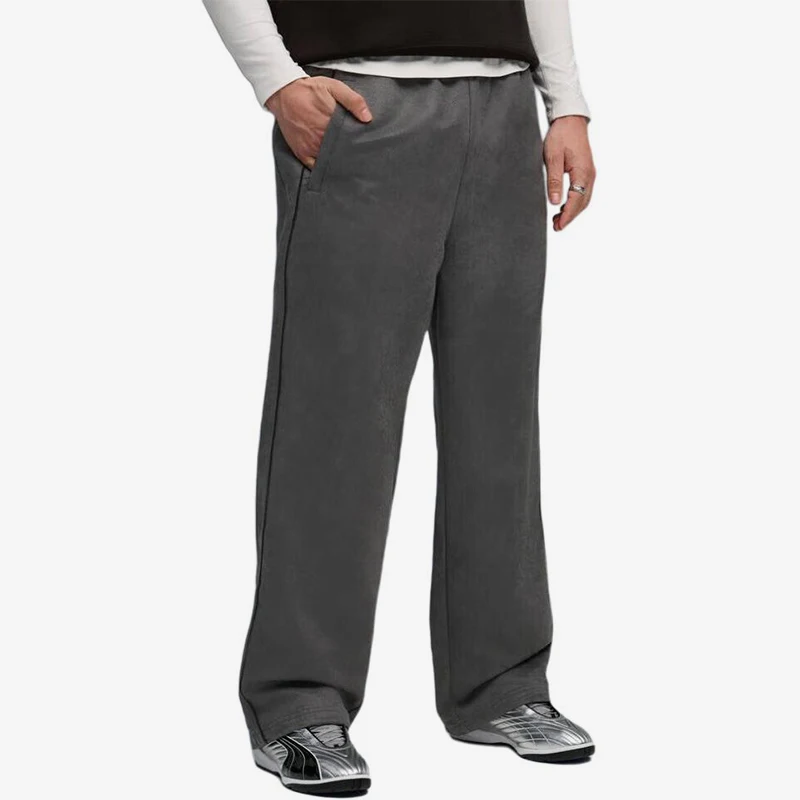 Puma genuine solid color loose straight leg mid waist men's casual and comfortable casual pants 632191-44