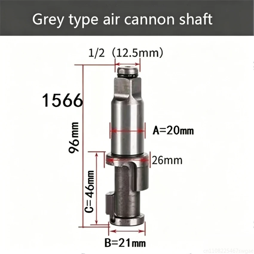 Pneumatic Wrench Accessories 93/96/103mm Air Impact Wrench Anvil Driver Spindle Axis Pneumatic Impact Wrench Spindle Repair Part