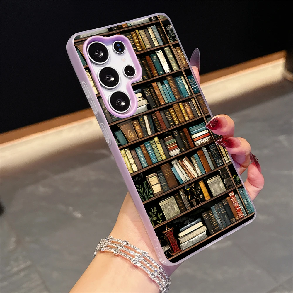 für Xiaomi Redmi Note 14 13 12 11 10 Pro Plus 4G 5G Redmi 14C 13C 15C Retro-Bücherregal-Muster Kunst-Handyhülle Silikon-TPU-Cover – Detail 9