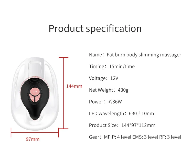 يده آلة حرق الدهون نمط جديد انخفاض سعر التخسيس الجمال بعقب رفع نحت الجسم الاستخدام المنزلي آلة تدليك shippi سريع