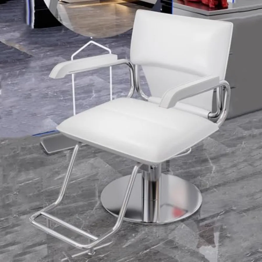 

Professional Hydraulic Salon Styling Chair - 360° Swivel Barber Chair for Hair Stylists, Spa and Salon Furniture, Comfortable W