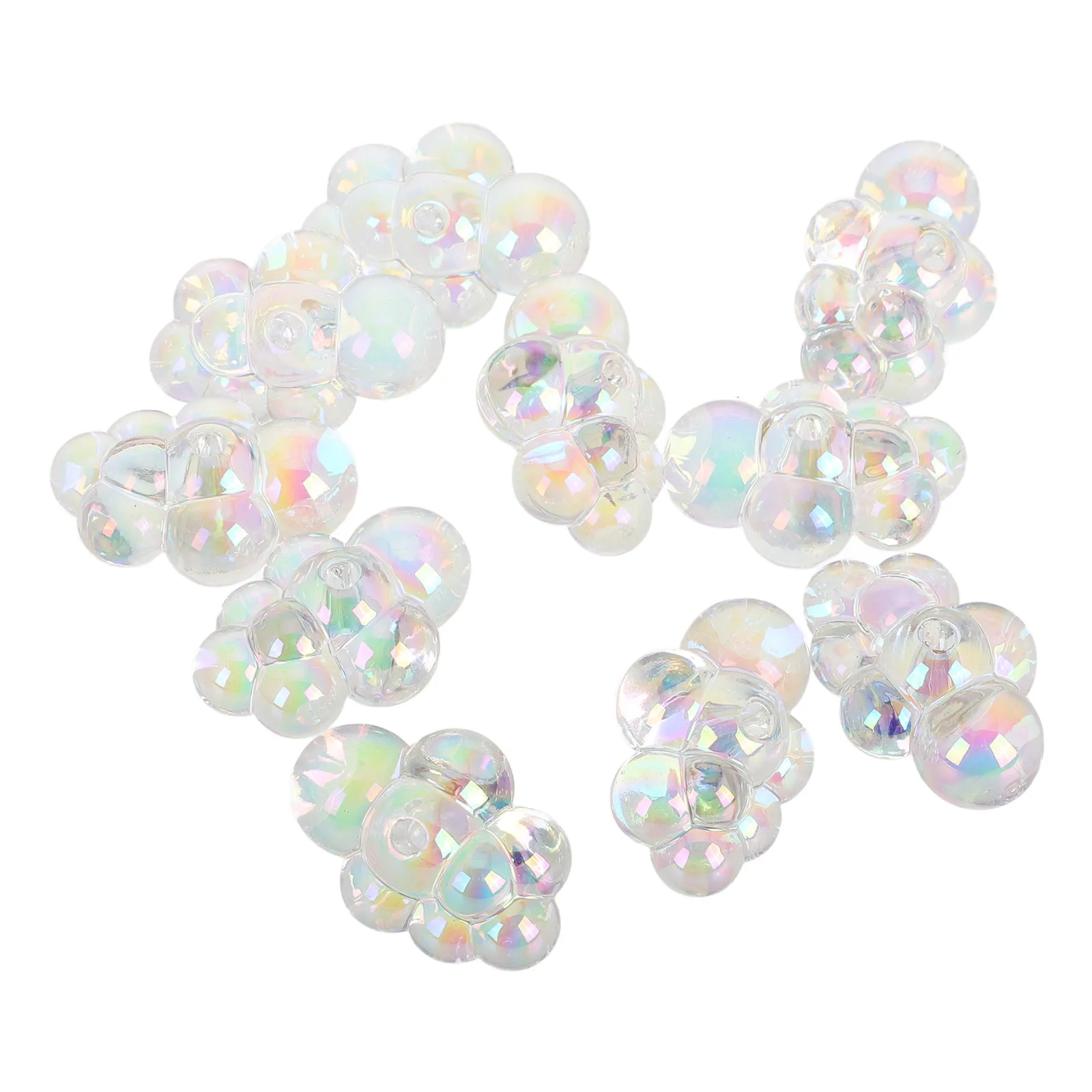 

Colorful Cloud Beads Bulk Kits Bracelet Making Supplies Jewelry Craft Transparent DIY Earrings Keychains Phone Straps