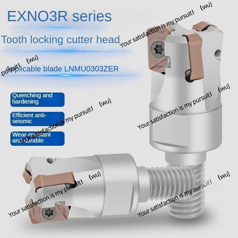 Suitable for EXN03R Fast Feed Locking Tooth Type Milling Bit Tungsten Steel Shock Resistant Milling Bit