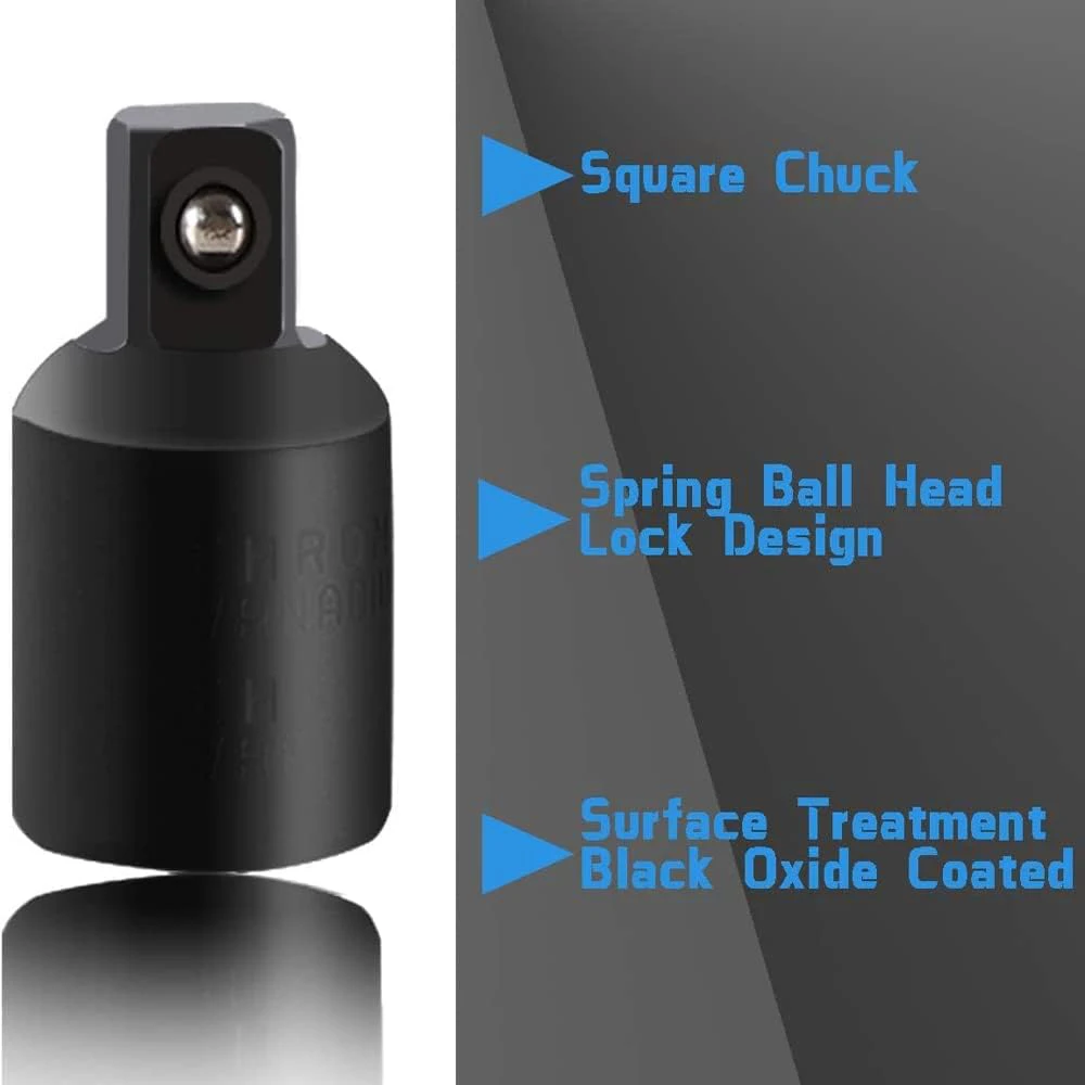 4-teiliges Steckschlüssel-Adapter-Set 3/8 auf 1/2 Steckschlüsseladapter 3/8 auf 1/4 Vierkant-Ratschenreduzierer-Sets für Automobil und Bauwesen – Detail 9
