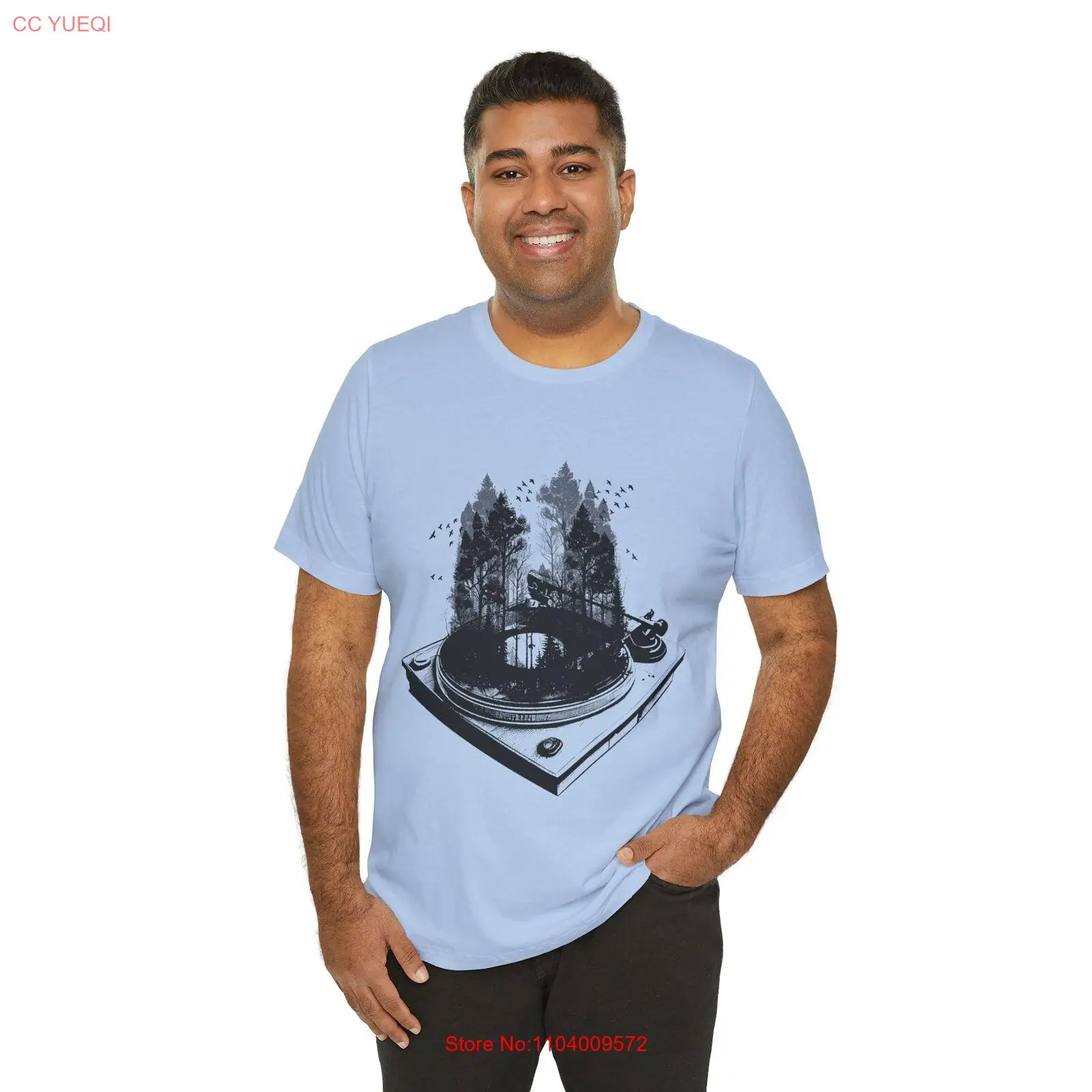 Nature Infused Turntable T-Shirt Turntable Forrest Tee