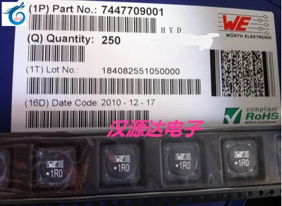 10pcs/lot 7447709001 1R0 1210 1UH 25A 12X12X10MM chips Electronic new