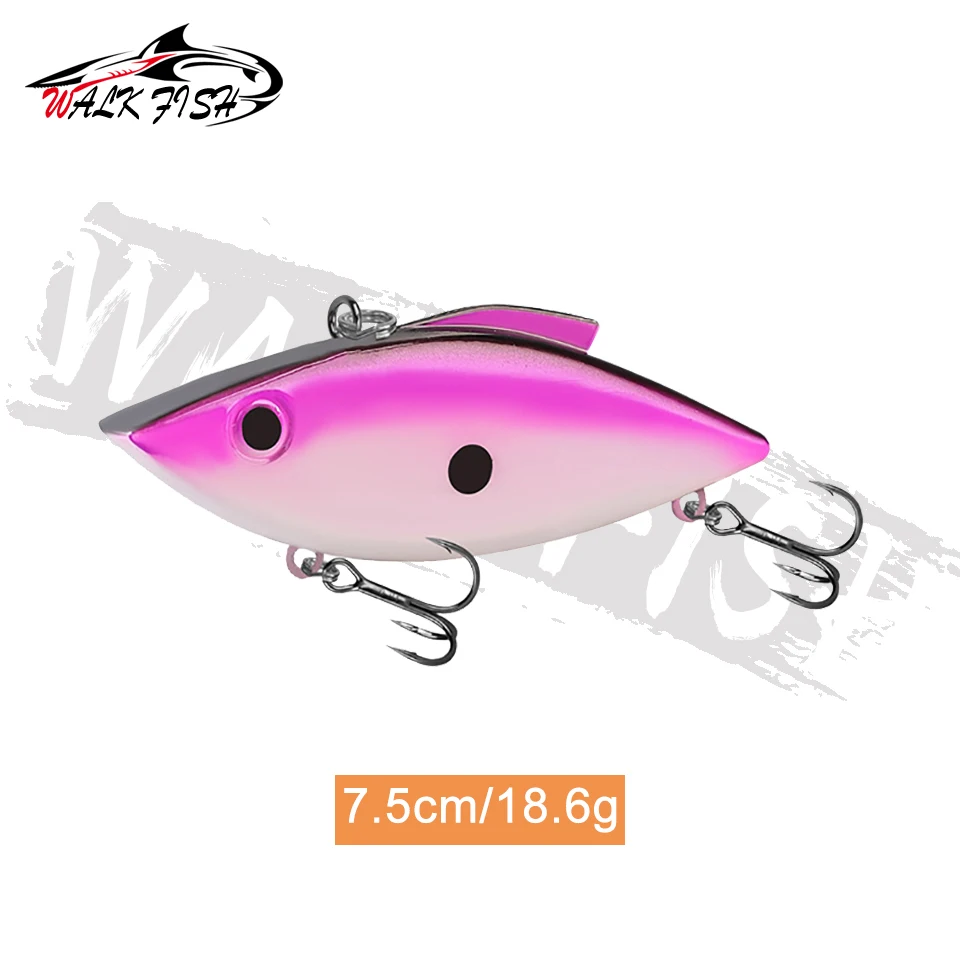 SPAZIERGANG FISCH 1Pcs 11,4g 18,6g Sinking VIB Köder Crankbait Angeln Jig Vibration Hecht Angeln Pesca Künstliche Köder kunststoff Harten Köder – Detail 20