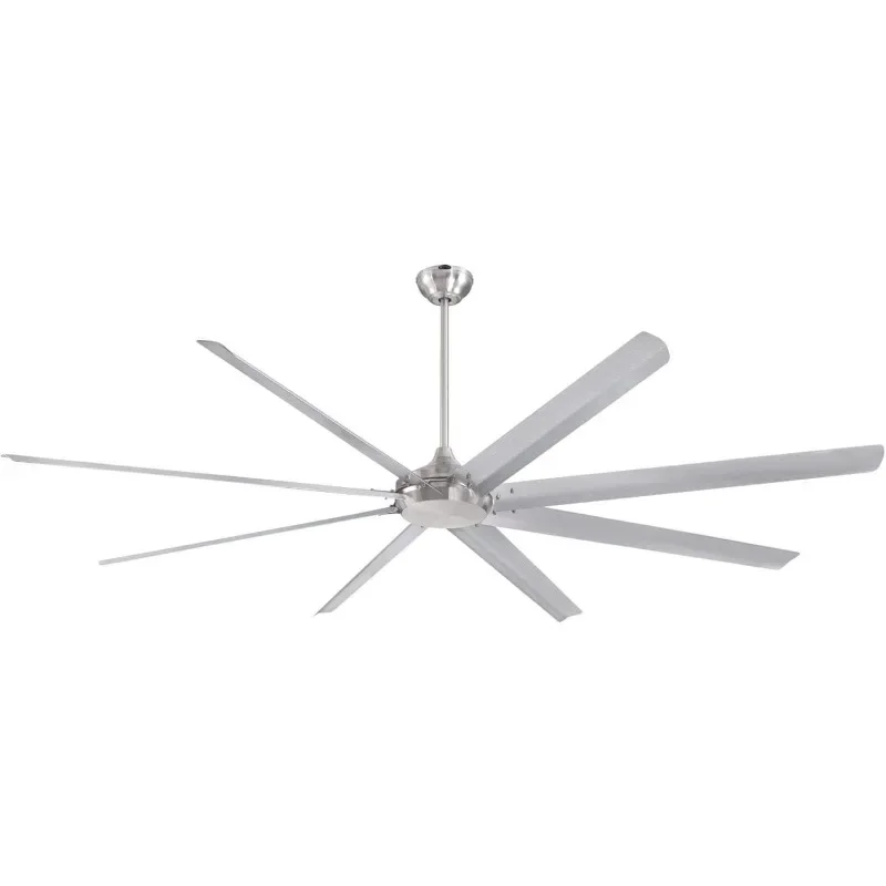 Westinghouse 7224900 Widespan Industrial Ceiling Fan with Remote, 100 Inch, Brushed Nickel