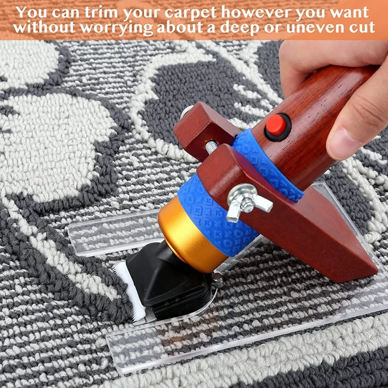 Shearing Guide For Carpet Trimmer With Brush Rug Tufting Carver Holder Base To Keep Your Rug Surface For Carpet Trimmer