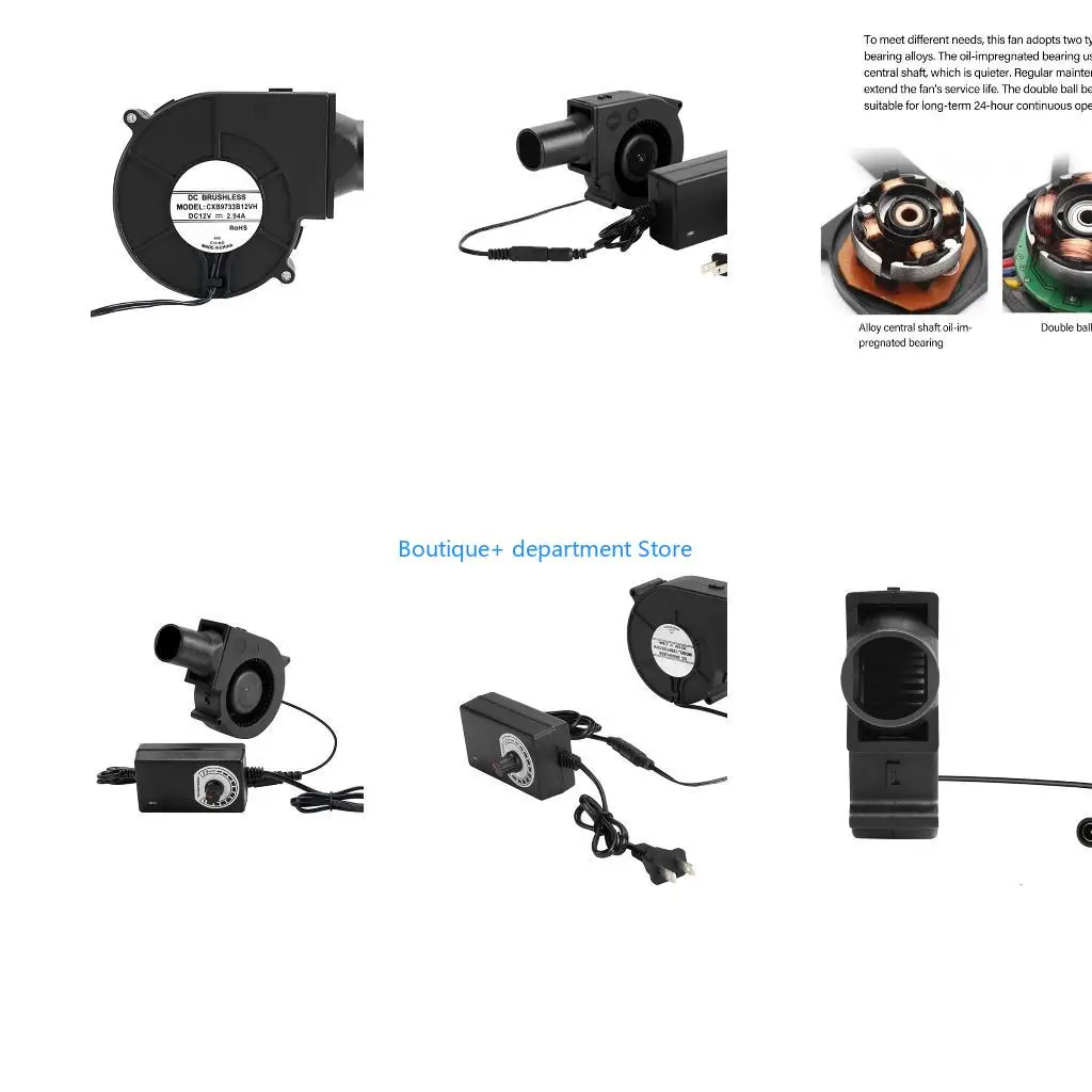 E1PD Energy Efficient Blower Fan For 3D Printing And Soldering Air Circulation Fan