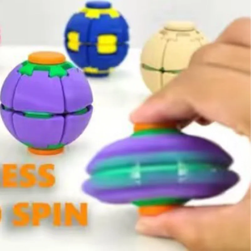 The New Press, Rotate, Decompression Ball 3d Toy Stress Relieving Artifact, Gyroscope Office Soothing Boredom Decompression Toys