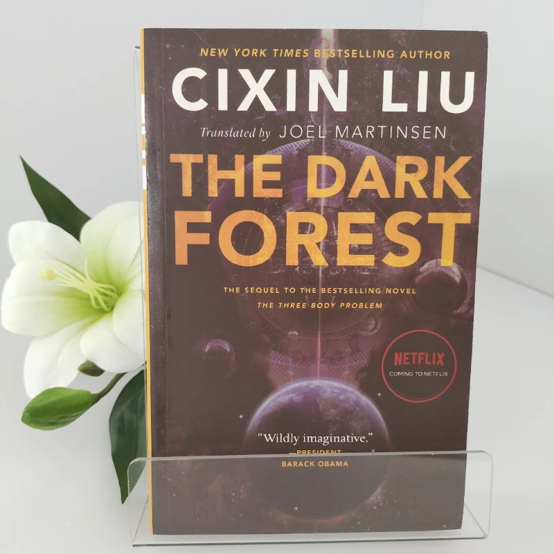The Dark Forest Cixin Liu Three-body Volume 2 English Original American Science Fiction Paperback Hugo Award-winning Works Livro