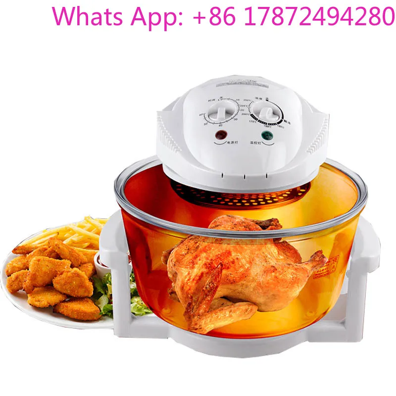 Electric Fryer 1300W Chicken Air Fryer 12L Turbo Oven 220V Conventional Infrared Super Wave Oven Electric Fryer